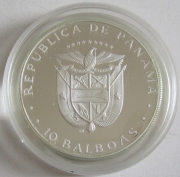 Panama 10 Balboas 1982 Year of the Child Silver