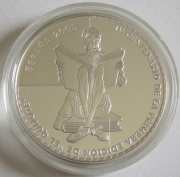 Spain 10 Euro 2005 400 Years Don Quixote Fighting the Windmills Silver