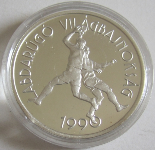 Hungary 500 Forint 1989 Football World Cup in Italy Silver Proof