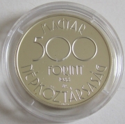 Ungarn 500 Forint 1988 Fußball-WM in Italien PP