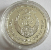 Egypt 5 Pounds 1992 Olympics Barcelona Football Silver Proof