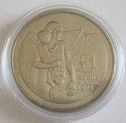 Zypern 1 Pound 1976 2 Jahre Zypernkonfllikt BU