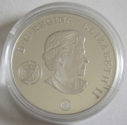 Canada 20 Dollars 2007 International Polar Year Silver