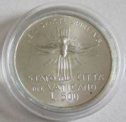 Vatican 500 Lire 1978 Sede Vacante September Silver