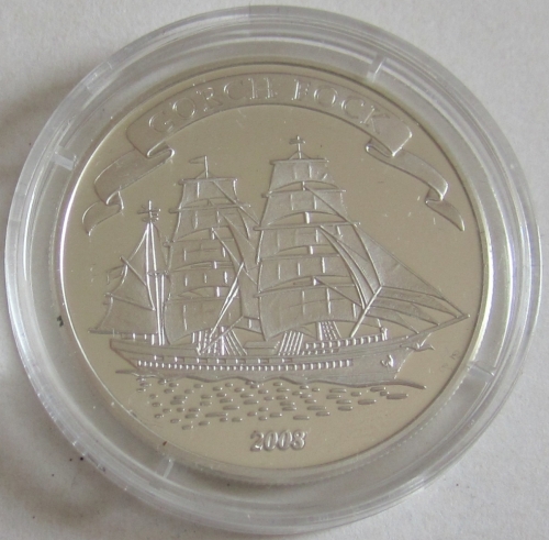 Palau 2 Dollars 2008 Ships Gorch Fock Silver