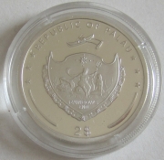 Palau 2 Dollars 2008 Ships Gorch Fock Silver