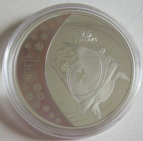 Kanada 25 Dollars 2008 Olympia Vancouver Bob (lose)