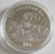 Cook Islands 10 Dollars 2008 Railroads American Big Boy...