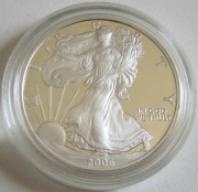 USA 1 Dollar 2006 American Silver Eagle 1 Oz Silver Proof