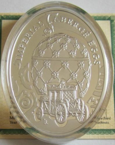 Niue 2 Dollars 2010 Fabergé Krönungs-Ei