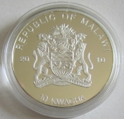 Malawi 10 Kwacha 2010 Tiere Harlekinfrosch