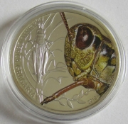 Palau 2 Dollars 2010 World of Insects Grasshopper...