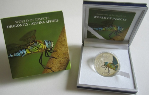 Palau 2 Dollars 2010 World of Insects Südliche Mosaikjungfer