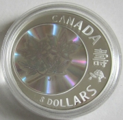 Canada 8 Dollars 2007 Maple of Long Life Silver