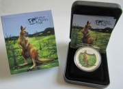Australien 1 Dollar 2014 Känguru World Money Fair...