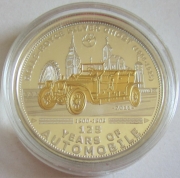 Palau 5 Dollars 2011 125 Years Automobile Rolls-Royce...