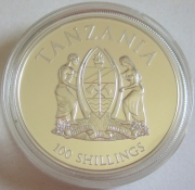 Tanzania 100 Shillings 2016 WWF Green Sea Turtle