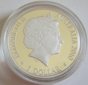 Australien 1 Dollar 2010 Kangaroo at Sunset F15 Privy PP