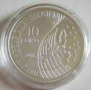 Belgien 10 Euro 2015 Europastern 70 Jahre Zweiter Weltkrieg
