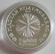 Hungary 5000 Forint 2006 Eurostar Béla Bartók Silver