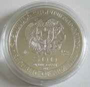 Armenia 500 Dram 2011 Noahs Ark 1 Oz Silver