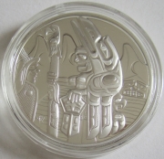 Canada 30 Dollars 2005 Totem Pole Silver
