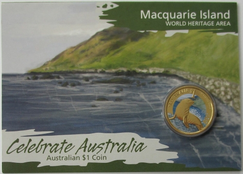 Australia 1 Dollar 2011 Celebrate Australia Macquarie Island