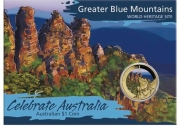 Australia 1 Dollar 2010 Celebrate Australia Greater Blue...