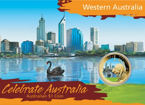 Australien 1 Dollar 2009 Celebrate Australia Western Australia