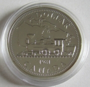 Kanada 1 Dollar 1981 100 Jahre Canadian Pacific Railway BU