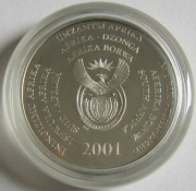 South Africa 2 Rand 2001 Wildlife Common Dolphin 1 Oz Silver