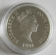 Cook-Inseln 5 Dollars 1991 Mondlandung