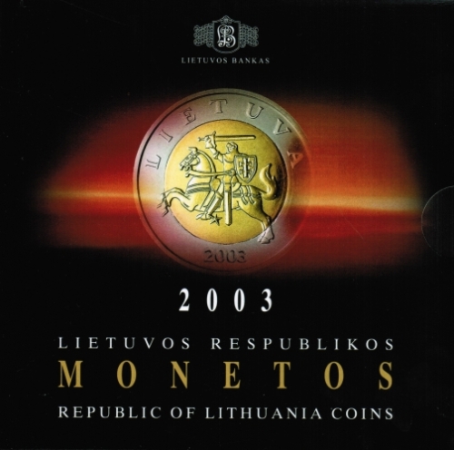 Lithuania Proof Coin Set 2003