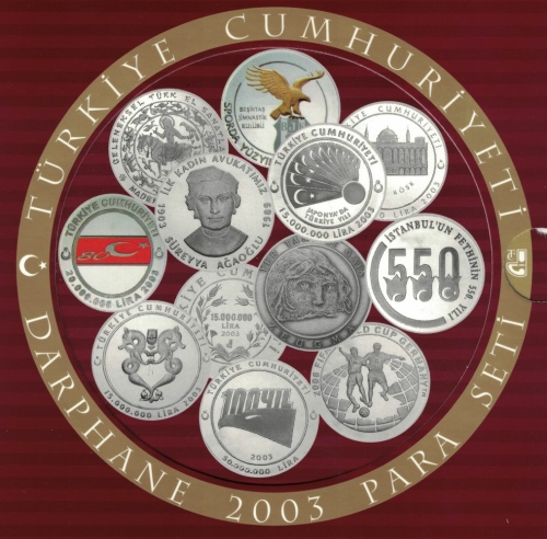Turkey Coin Set 2003