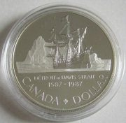 Kanada 1 Dollar 1987 400 Jahre Davis-Expedition PP (lose)