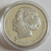Poland 100 Zlotych 1975 Ignacy Jan Paderewski Silver