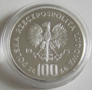 Poland 100 Zlotych 1975 Royal Castle in Warsaw Silver