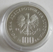 Poland 100 Zlotych 1975 Helena Modrzejewska Silver