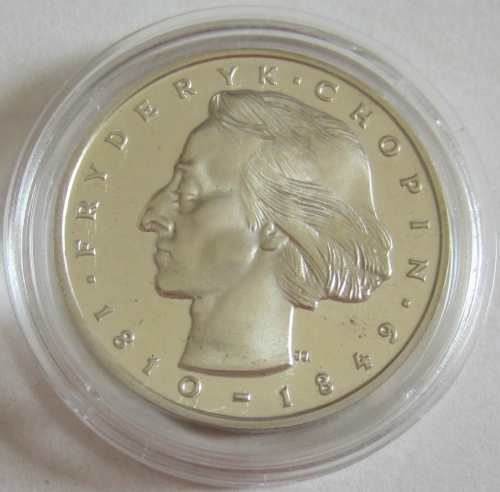 Poland 50 Zlotych 1972 Frédéric Chopin Silver