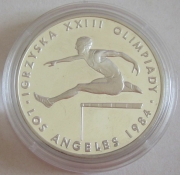 Poland 200 Zlotych 1984 Olympics Los Angeles Hurdling Silver