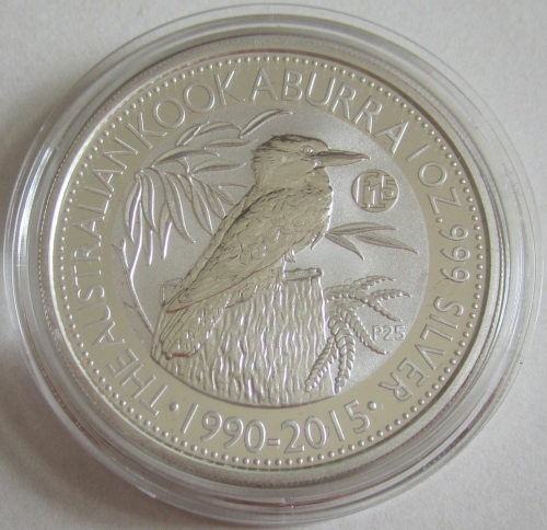 Australia 1 Dollar 2015 Kookaburra Fabulous 15 Privy 1 Oz Silver