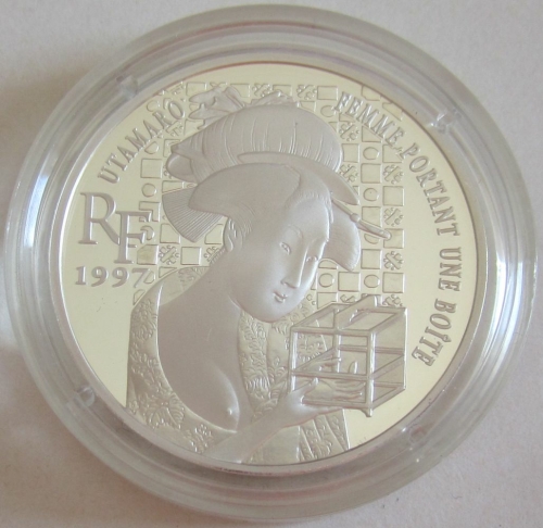 Frankreich 10 Francs 1997 Museumsschätze Kitagawa Utamaro