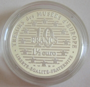 Frankreich 10 Francs 1997 Museumsschätze Kitagawa...