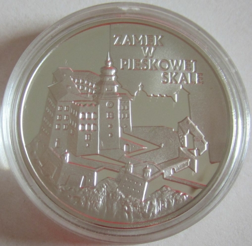 Poland 20 Zlotych 1997 Architecture Pieskowa Skala Castle Silver