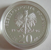 Poland 20 Zlotych 1996 1000 Years Gdansk Silver