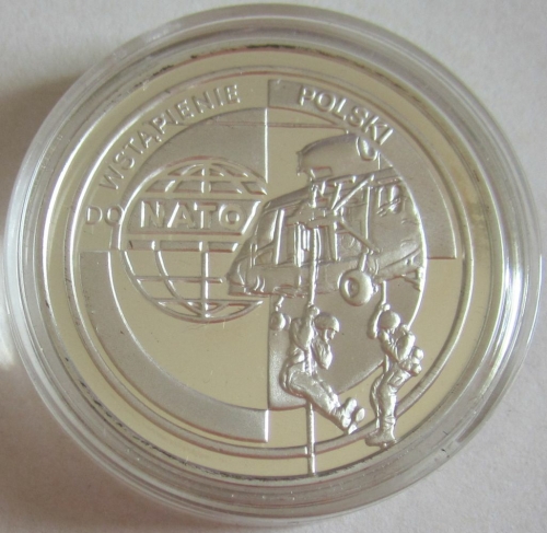 Polen 10 Zlotych 1999 NATO-Beitritt