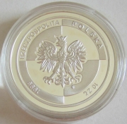 Poland 10 Zloty 1999 NATO Accession Silver