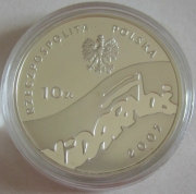 Poland 10 Zlotych 2005 25 Years Solidarnosc Silver