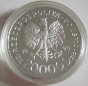 Poland 200000 Zlotych 1993 750 Years Szczecin Silver