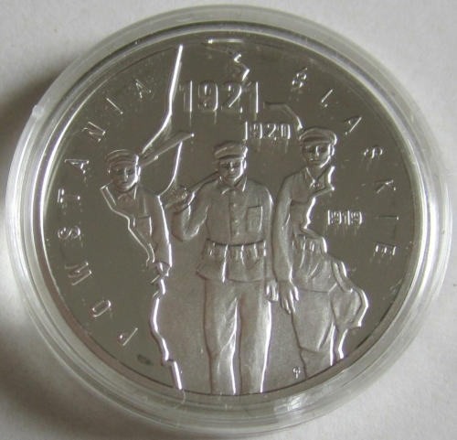 Poland 10 Zlotych 2011 90 Years Silesian Uprisings Silver